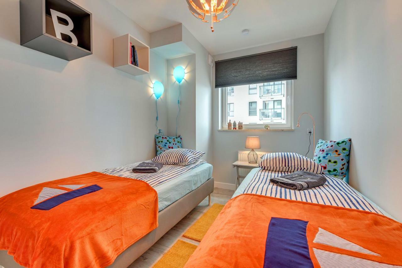 Via Apartments Deluxe Gdansk Bagian luar foto