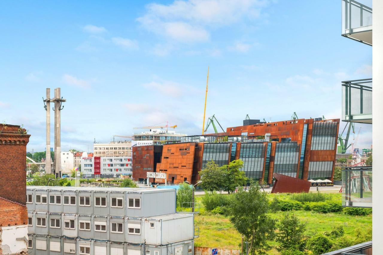 Via Apartments Deluxe Gdansk Bagian luar foto