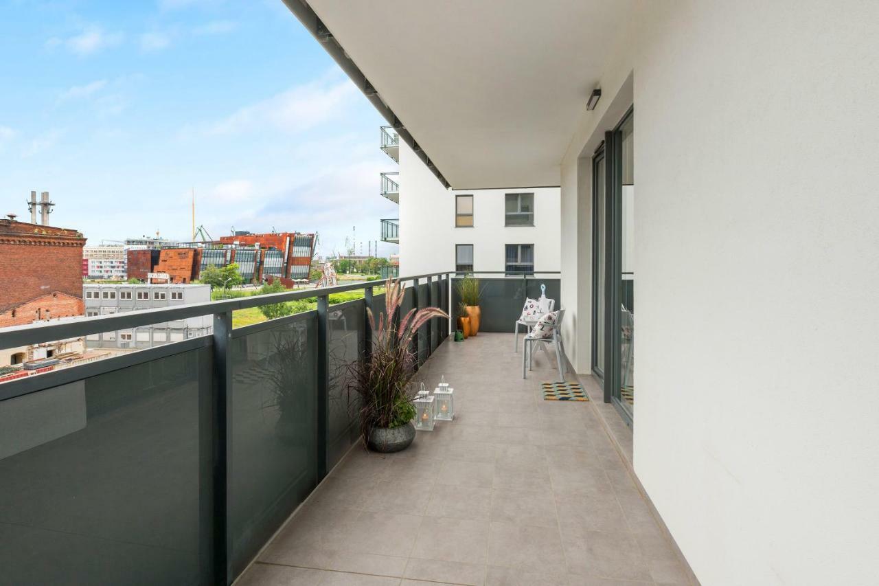Via Apartments Deluxe Gdansk Bagian luar foto